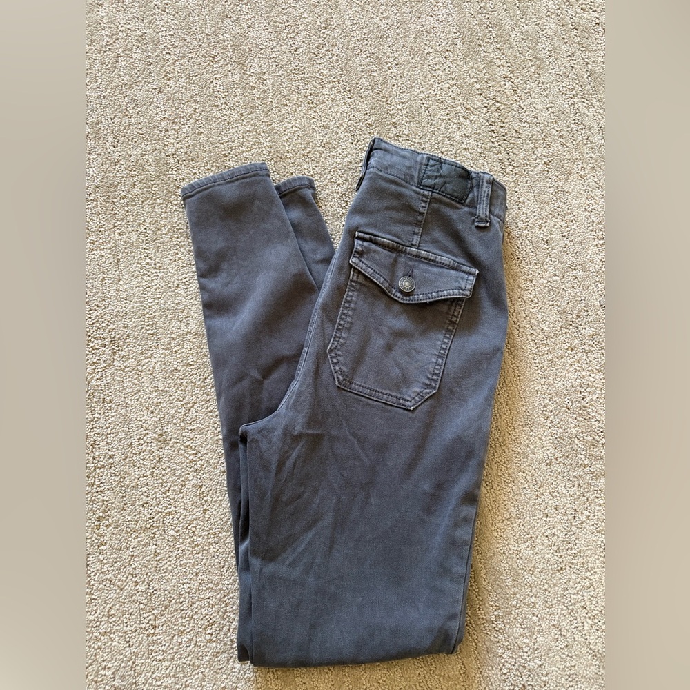 LAST CHANCE American Eagle Outfitters High Rise Jeans - Dark Gray